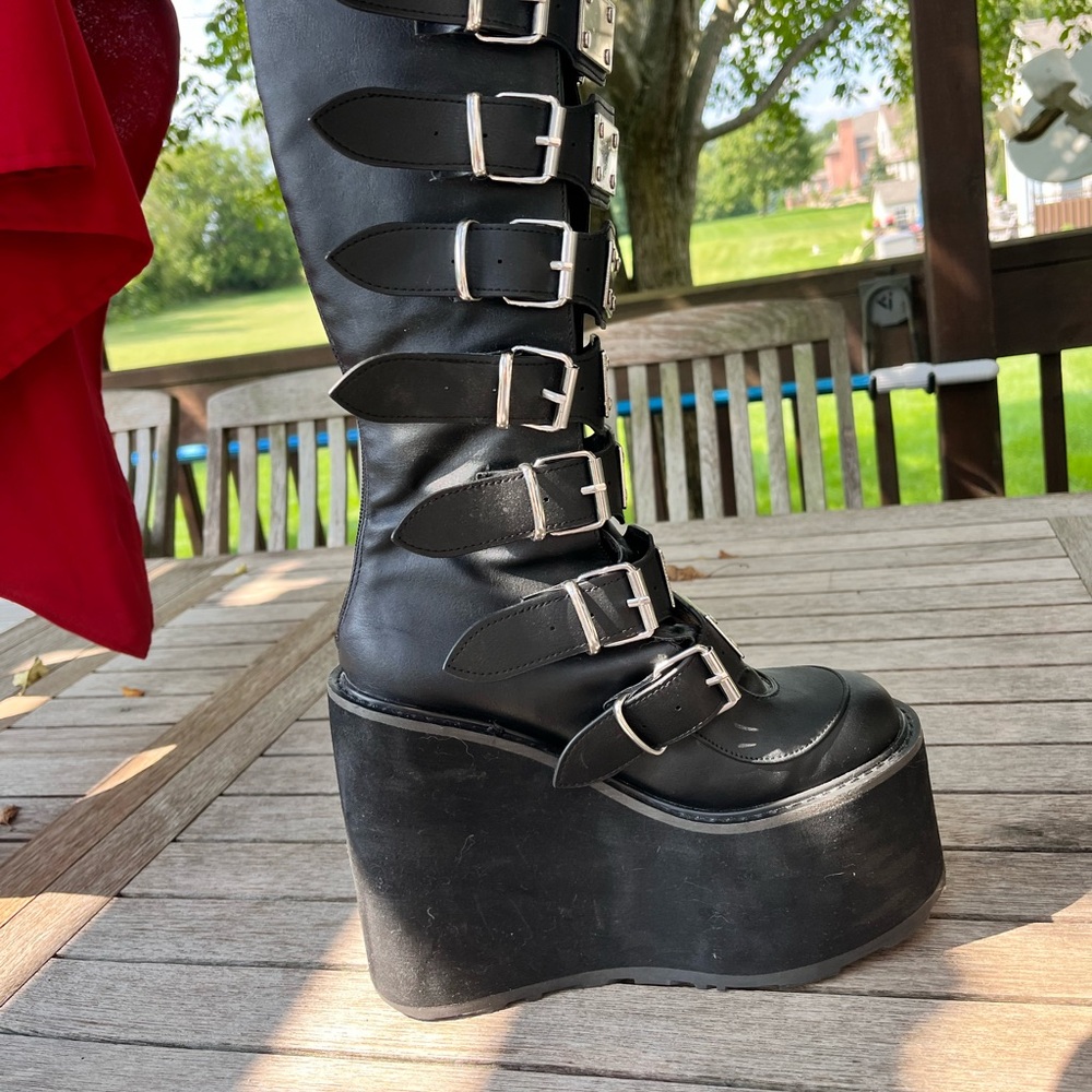 Demonia Swing-815 Boots Black - image 2